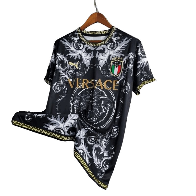 22/23 Italy x Versace Black Jersey - Fan Version