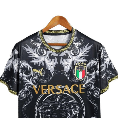 22/23 Italy x Versace Black Jersey - Fan Version