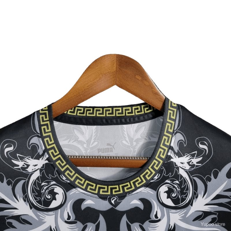 22/23 Italy x Versace Black Jersey - Fan Version