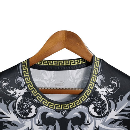 22/23 Italy x Versace Black Jersey - Fan Version