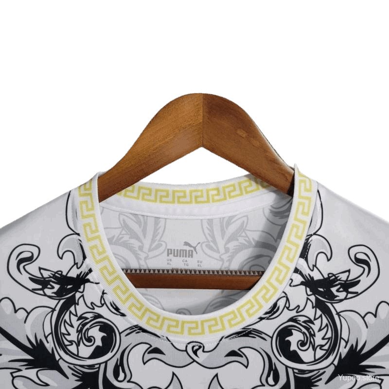22/23 Versace Italy White Jersey - Fan version