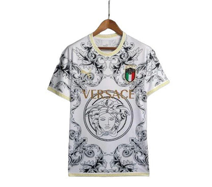 22/23 Versace Italy White Jersey - Fan version