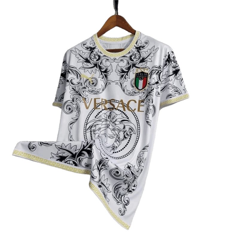 22/23 Versace Italy White Jersey - Fan version