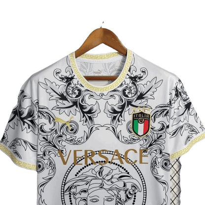 22/23 Versace Italy White Jersey - Fan version
