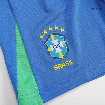 Brazilië Thuis Kindershirt 24/25