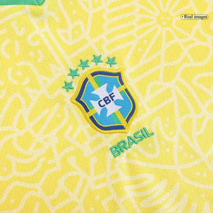 Brazilië Thuis Kindershirt 24/25